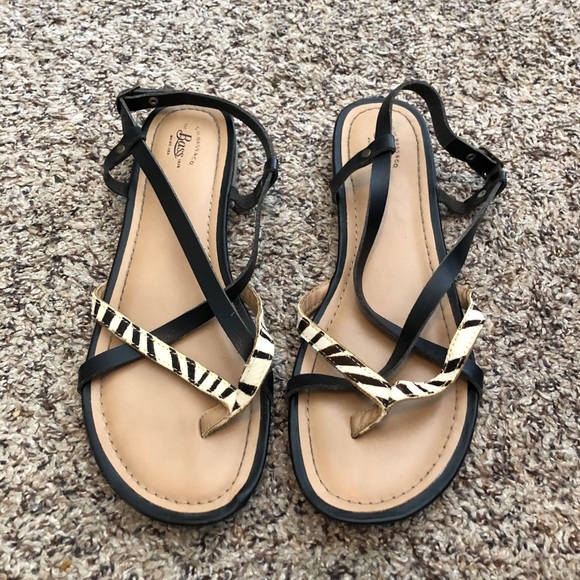 G.H. Bass & Co. Strappy Zebra Sandal - Picture 2 of 5